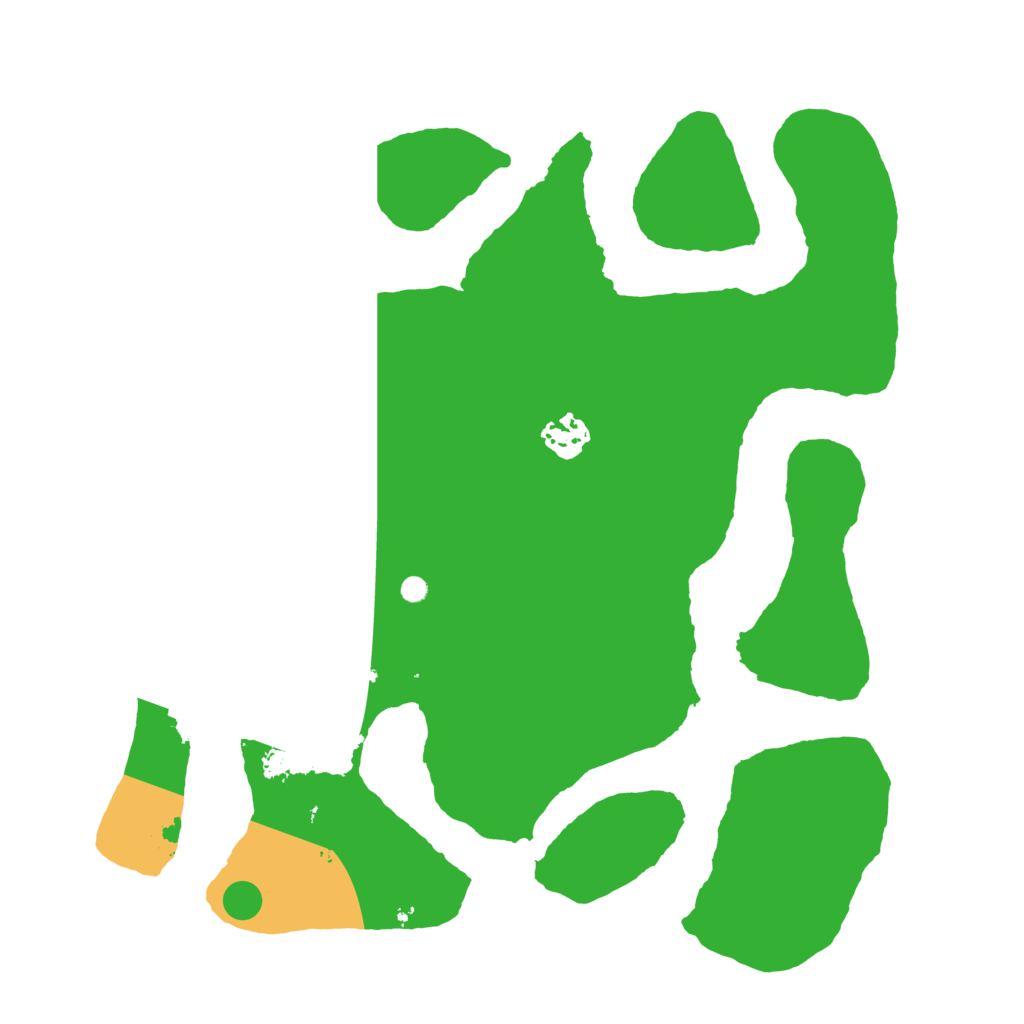 Biome Rust Map: Barren, Size: 3450, Seed: 233