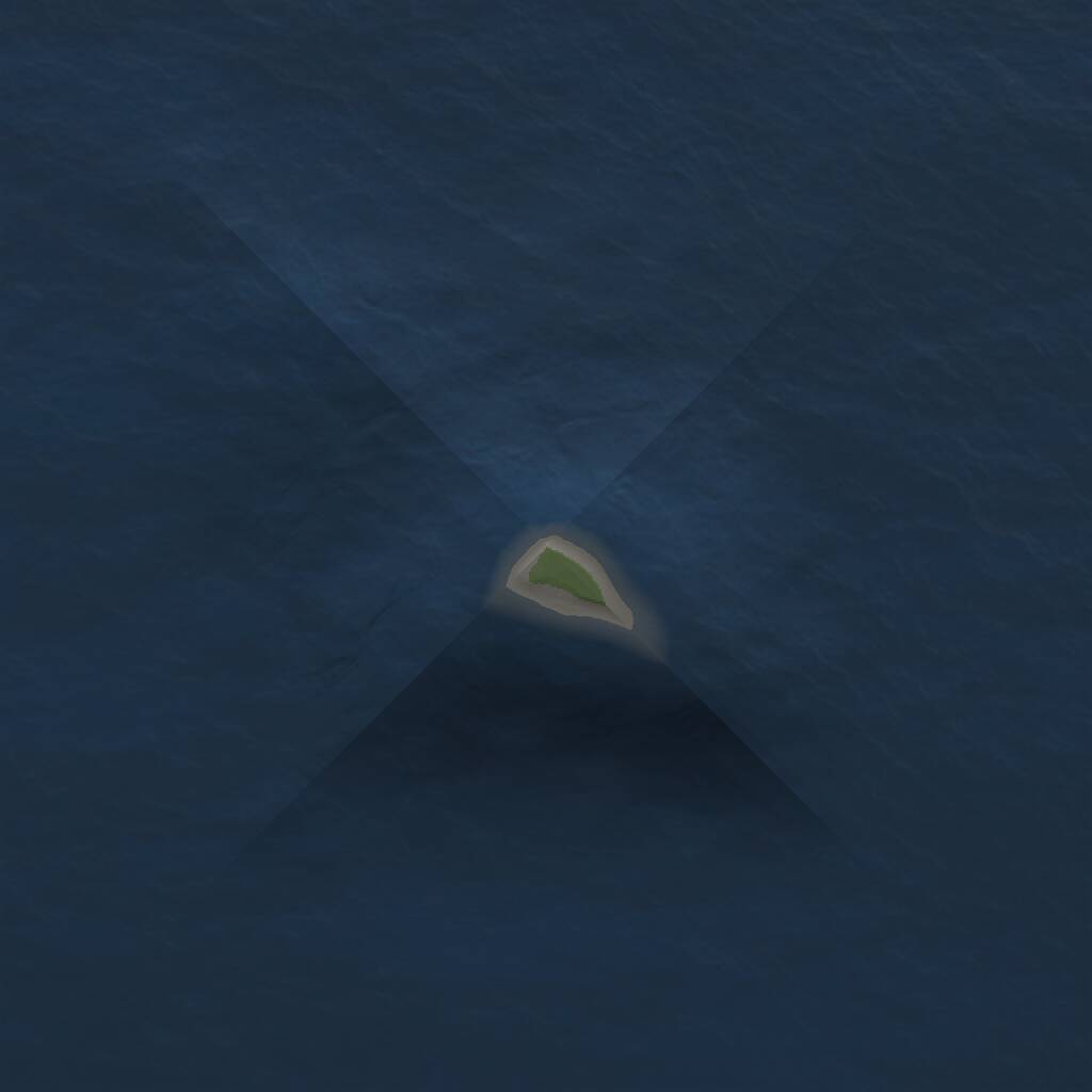 Rust Map: Procedural Map, Size: 1000, Seed: 81643584, 1 Monuments