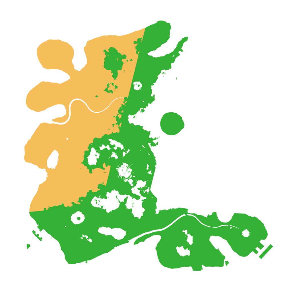 Biome Rust Map: Procedural Map, Size: 3400, Seed: 29