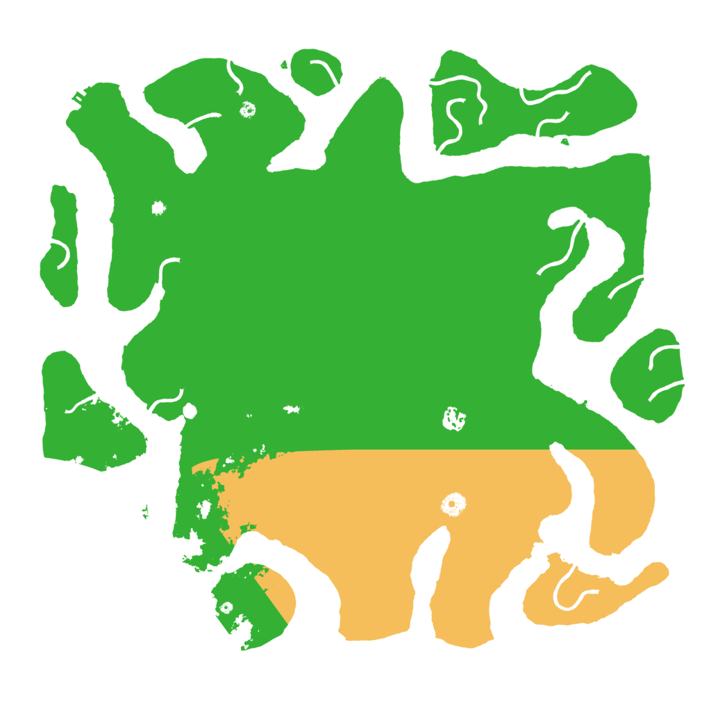 Biome Rust Map: Procedural Map, Size: 4500, Seed: 16190563