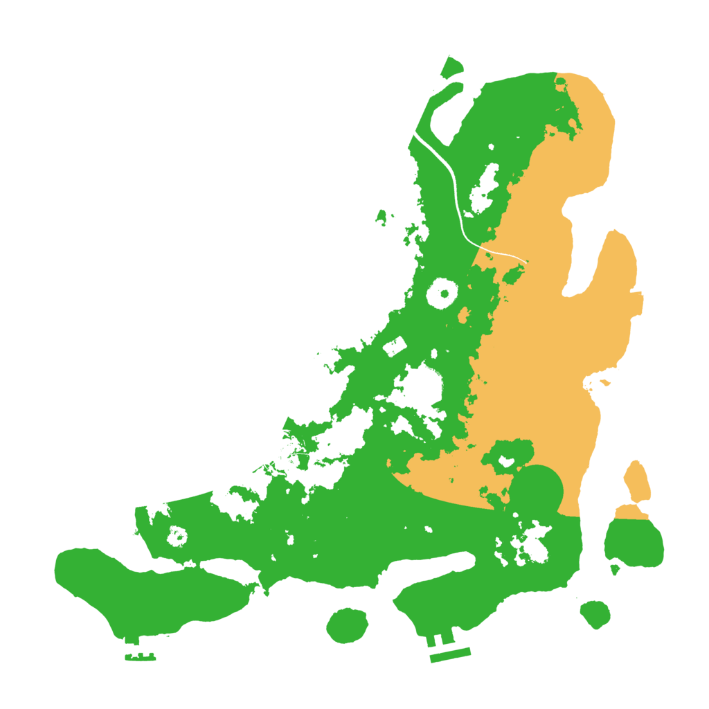 Biome Rust Map: Procedural Map, Size: 3502, Seed: 13832