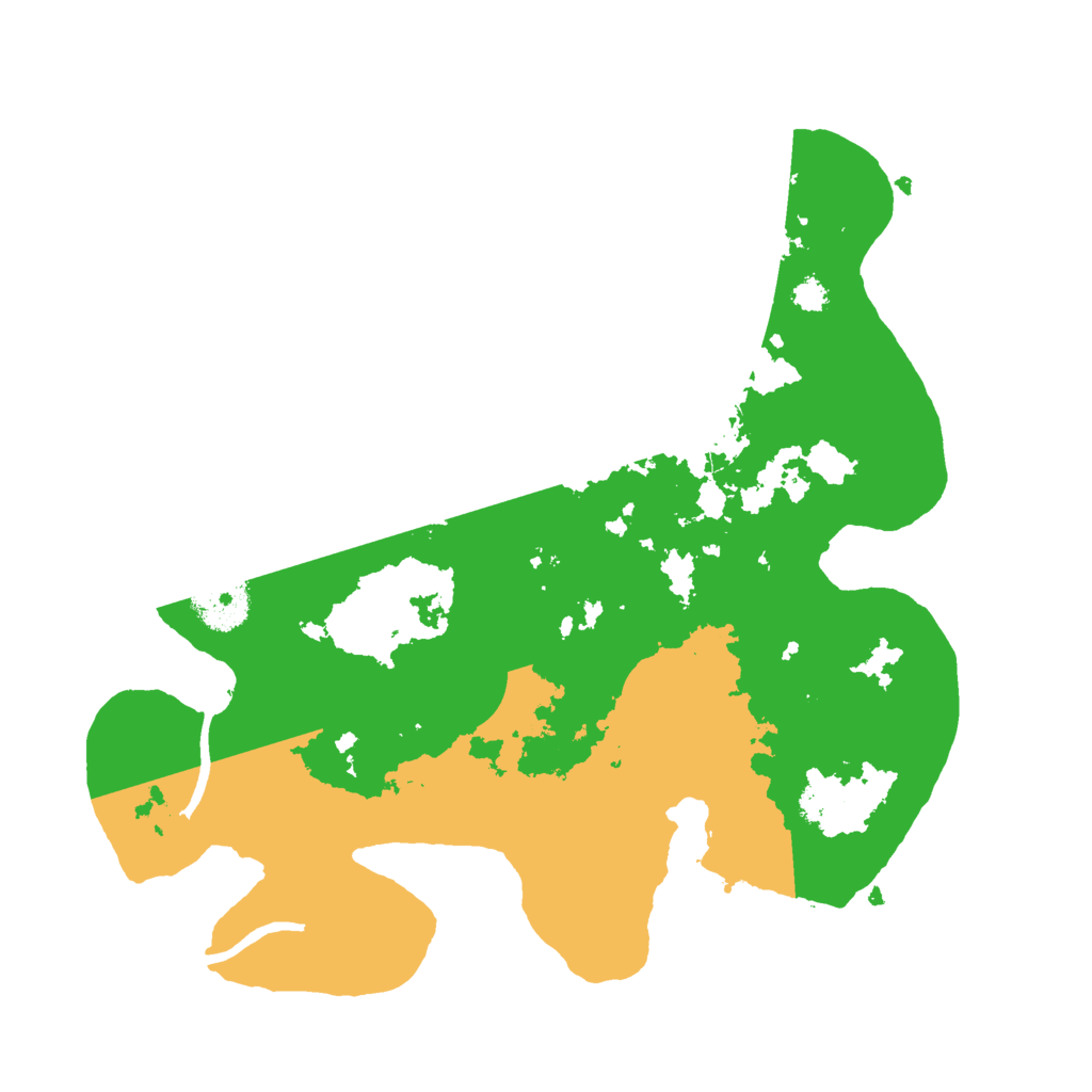 Biome Rust Map: Procedural Map, Size: 3000, Seed: 952903158