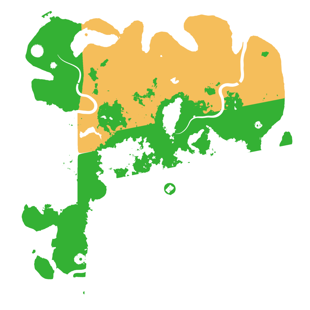 Biome Rust Map: Procedural Map, Size: 4300, Seed: 1068904053