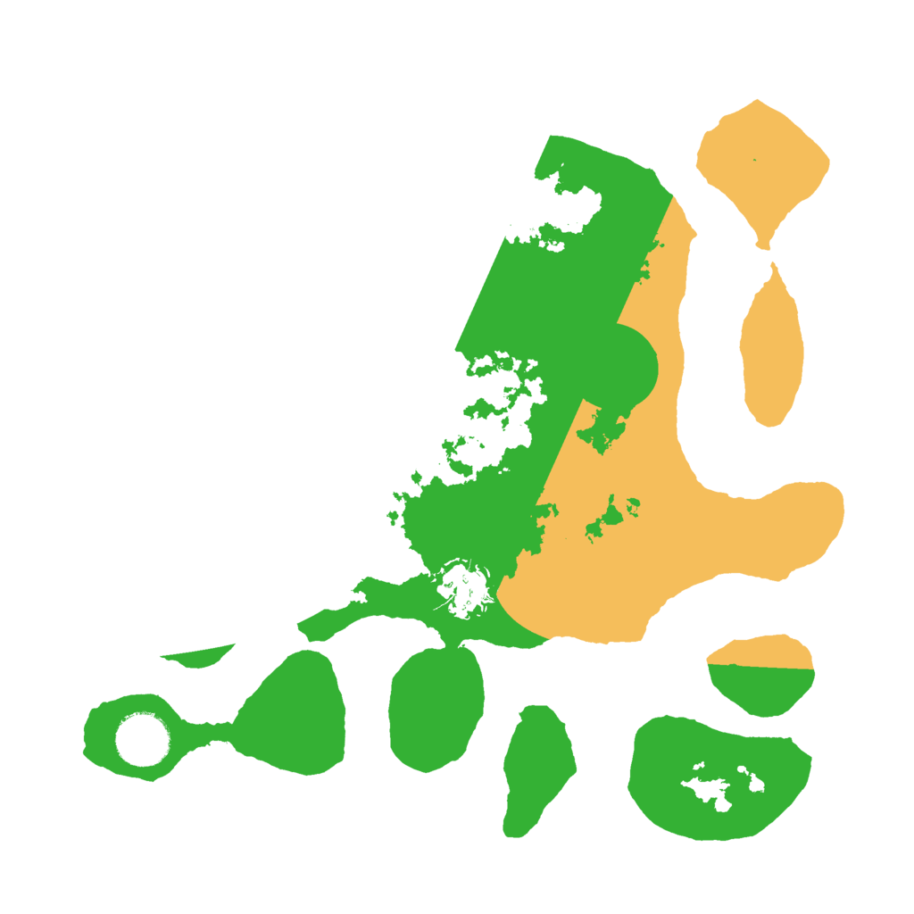 Biome Rust Map: Barren, Size: 3000, Seed: 442503