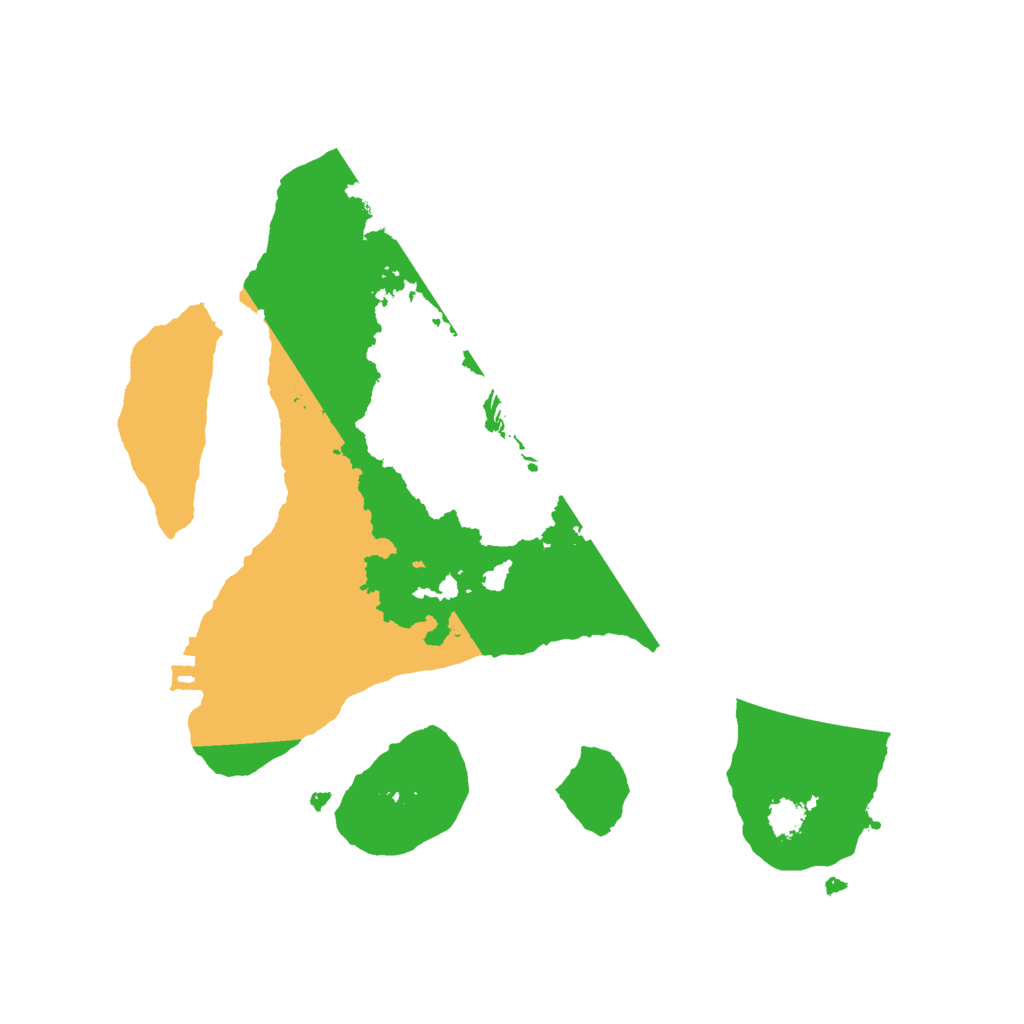 Biome Rust Map: Procedural Map, Size: 2500, Seed: 1744090199