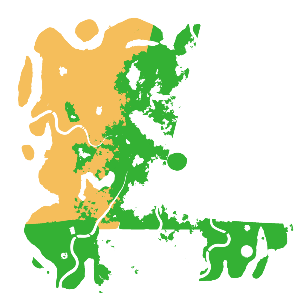 Biome Rust Map: Procedural Map, Size: 4500, Seed: 45824