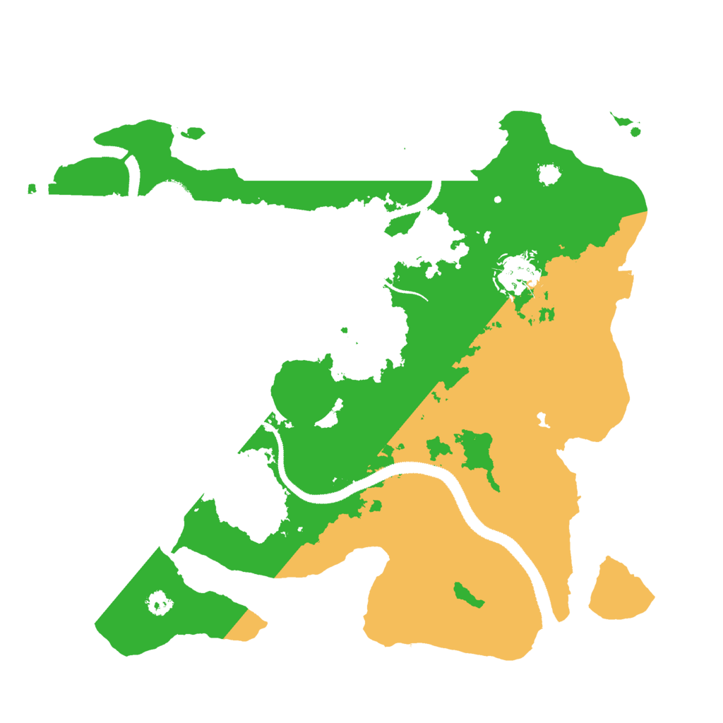Biome Rust Map: Procedural Map, Size: 3000, Seed: 1898222246