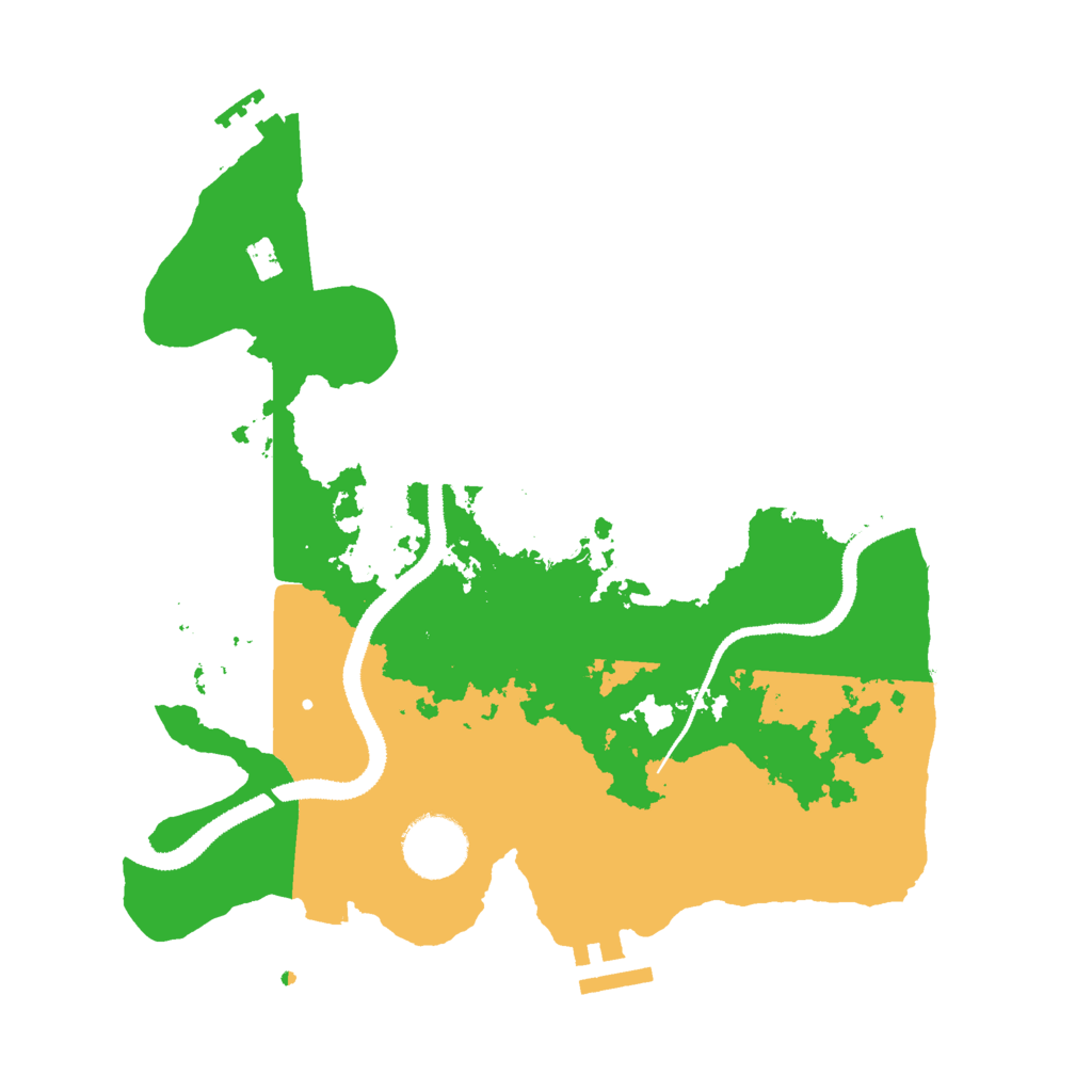 Biome Rust Map: Procedural Map, Size: 3000, Seed: 1239876