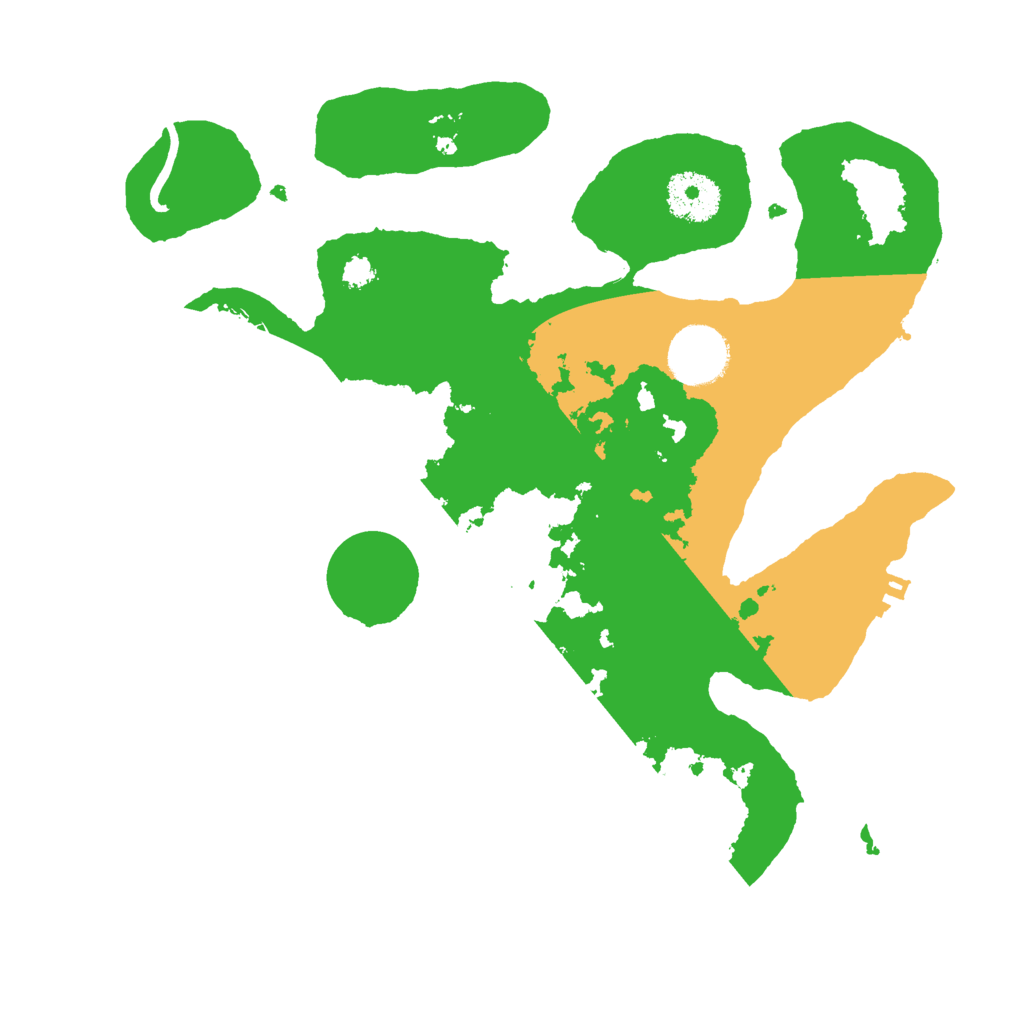 Biome Rust Map: Procedural Map, Size: 3000, Seed: 111191