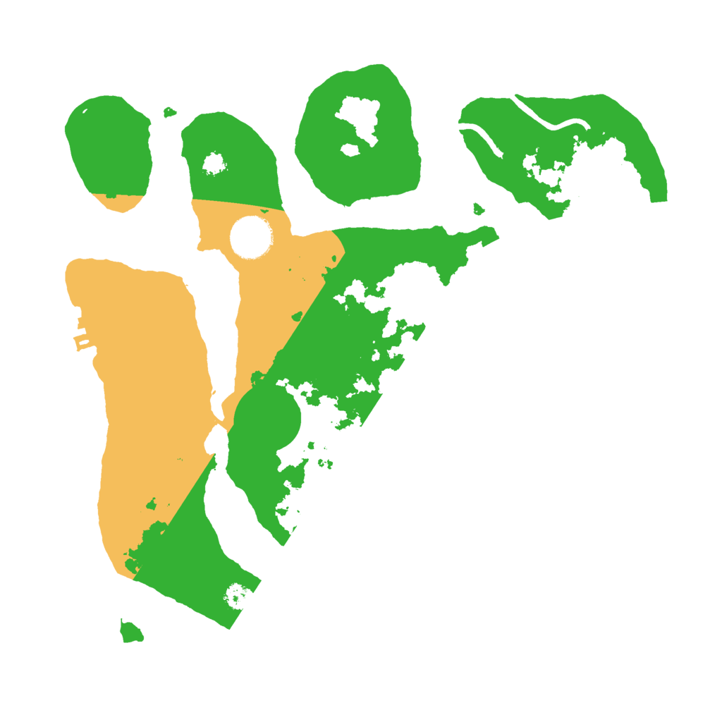 Biome Rust Map: Procedural Map, Size: 3000, Seed: 107747438