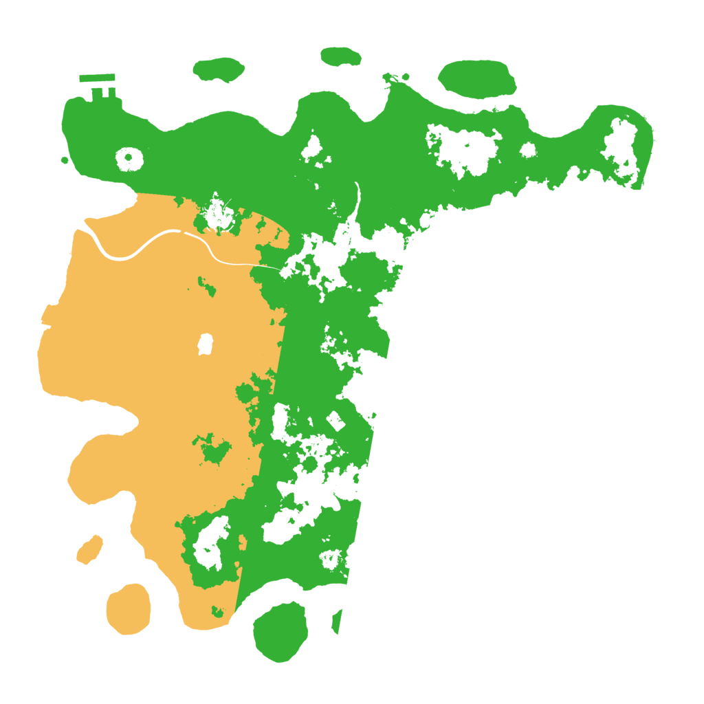 Biome Rust Map: Procedural Map, Size: 4000, Seed: 182558