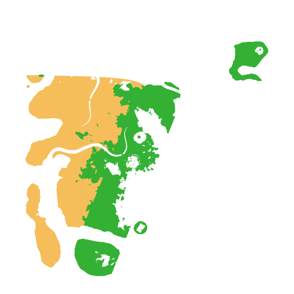 Biome Rust Map: Procedural Map, Size: 3700, Seed: 1802187211