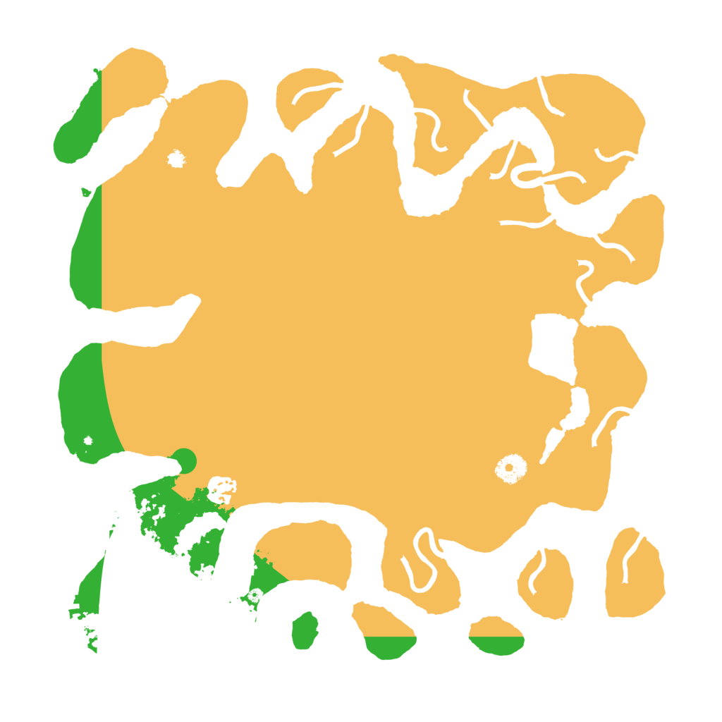 Biome Rust Map: Procedural Map, Size: 3700, Seed: 23897456