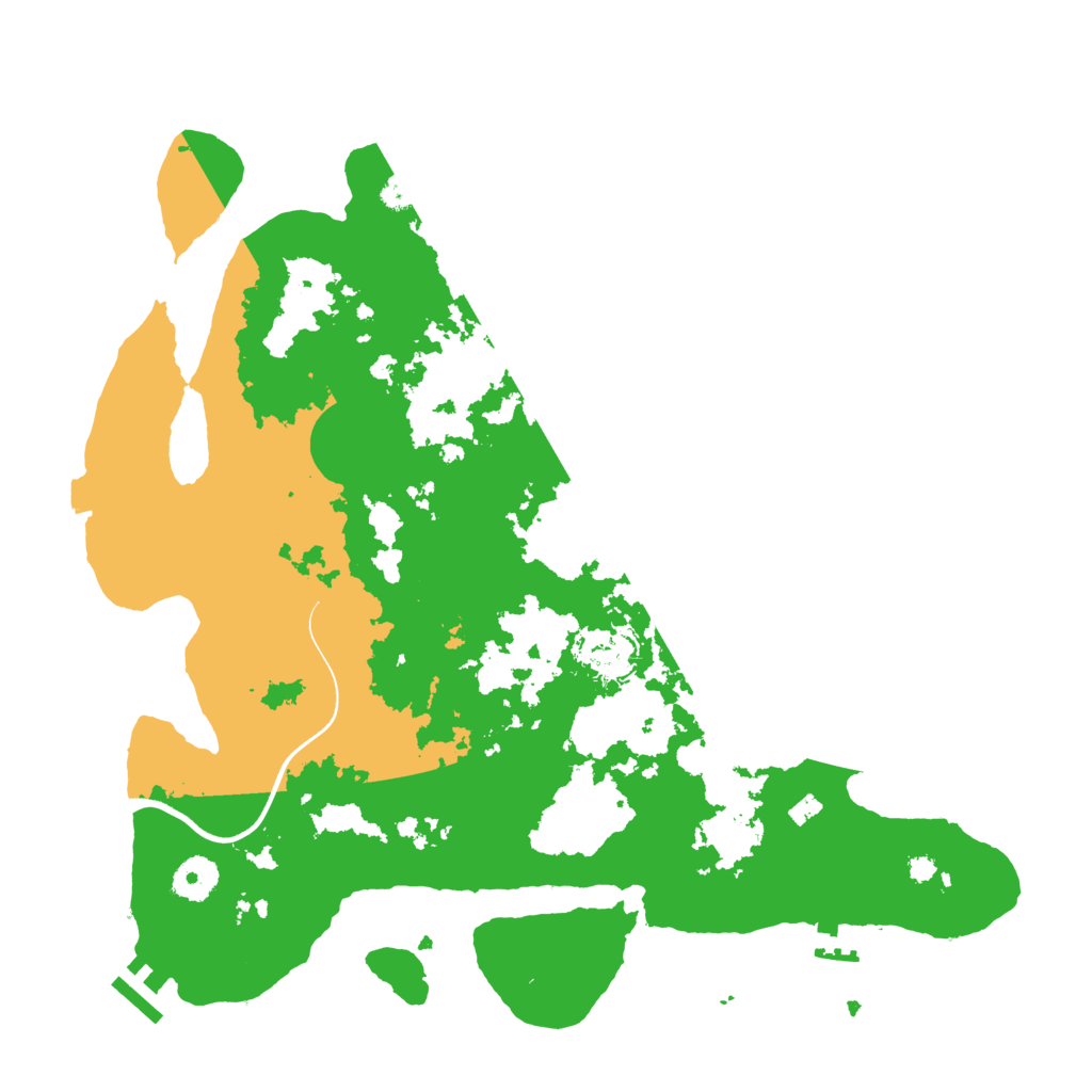 Biome Rust Map: Procedural Map, Size: 3700, Seed: 1283137797