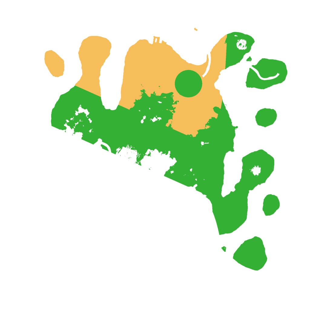 Biome Rust Map: Procedural Map, Size: 3000, Seed: 57405186