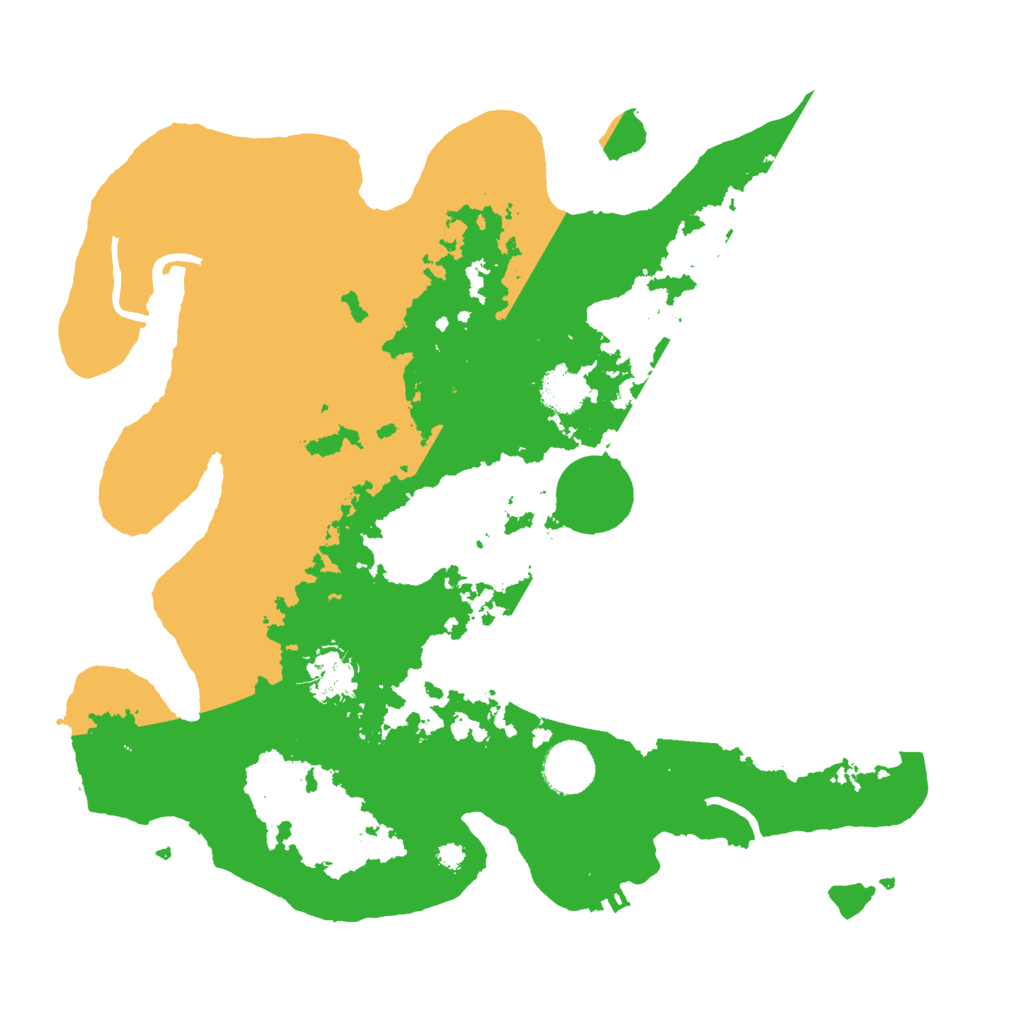 Biome Rust Map: Procedural Map, Size: 3499, Seed: 50500