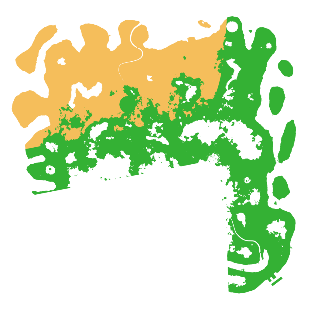 Biome Rust Map: Procedural Map, Size: 5000, Seed: 61974396