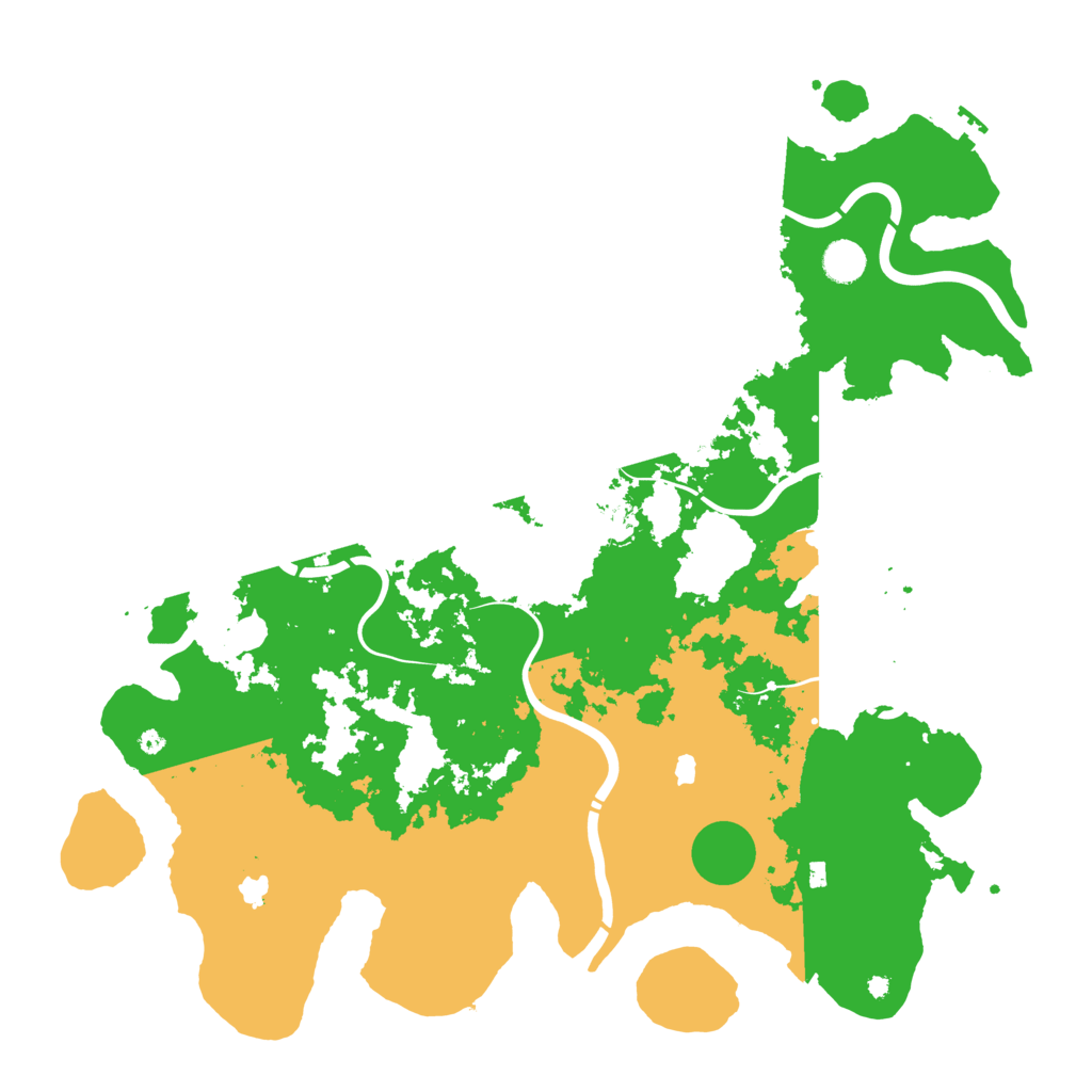 Biome Rust Map: Procedural Map, Size: 4500, Seed: 74744
