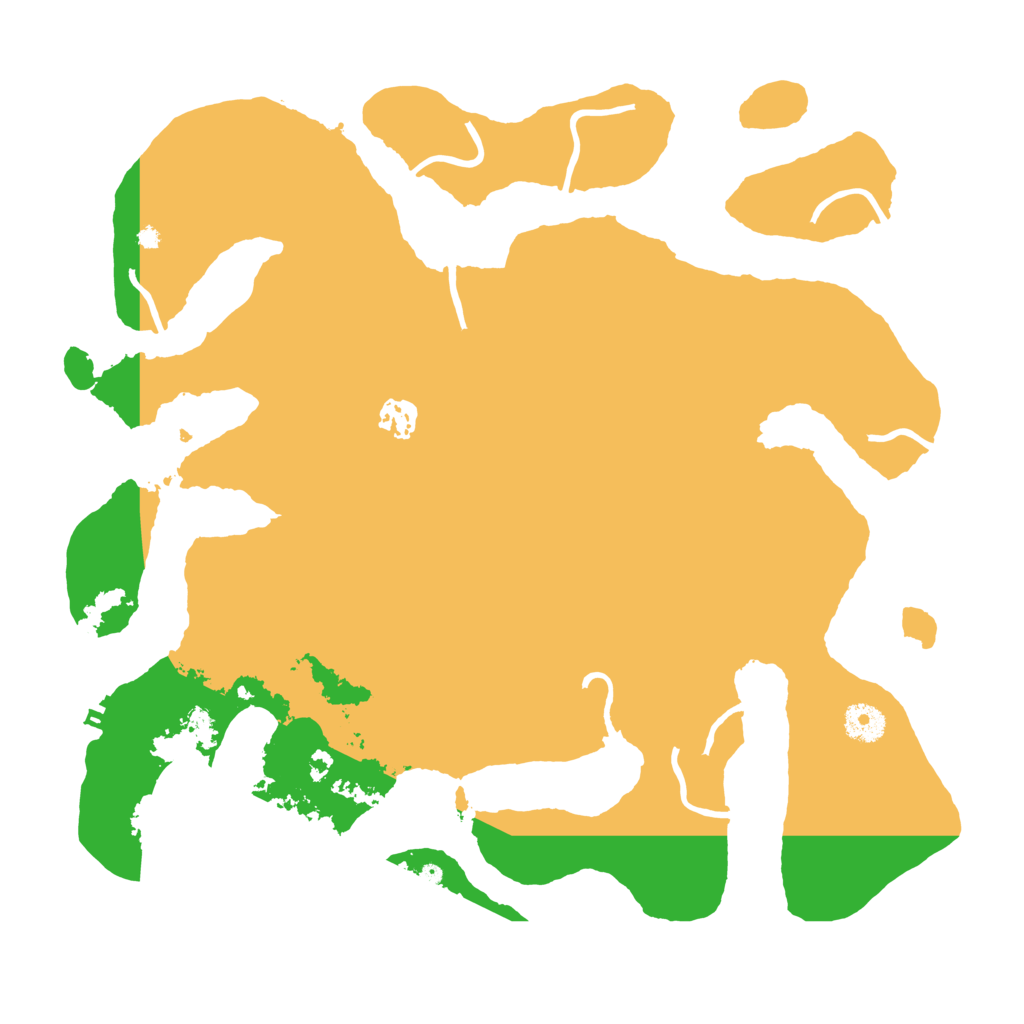 Biome Rust Map: Procedural Map, Size: 3850, Seed: 4657687