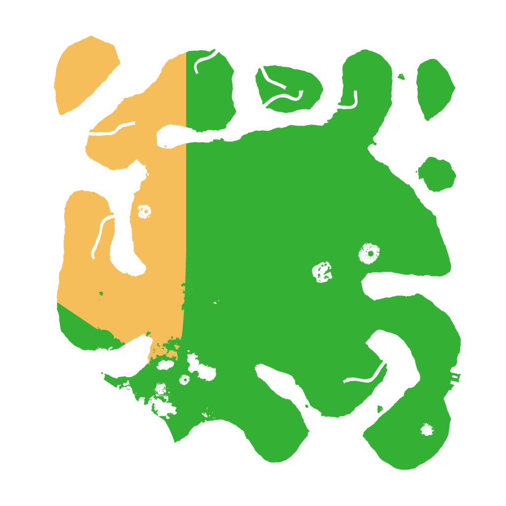 Biome Rust Map: Procedural Map, Size: 3700, Seed: 7827071