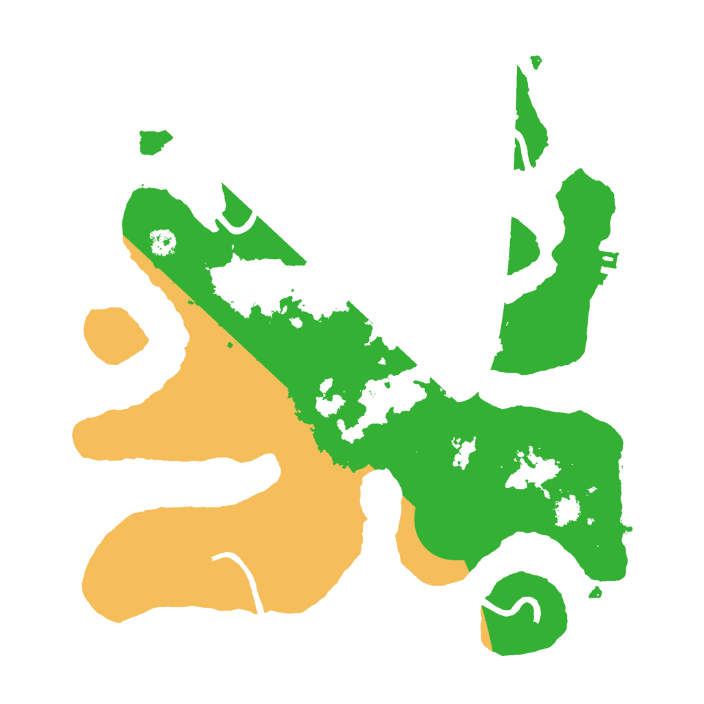 Biome Rust Map: Procedural Map, Size: 2700, Seed: 8542