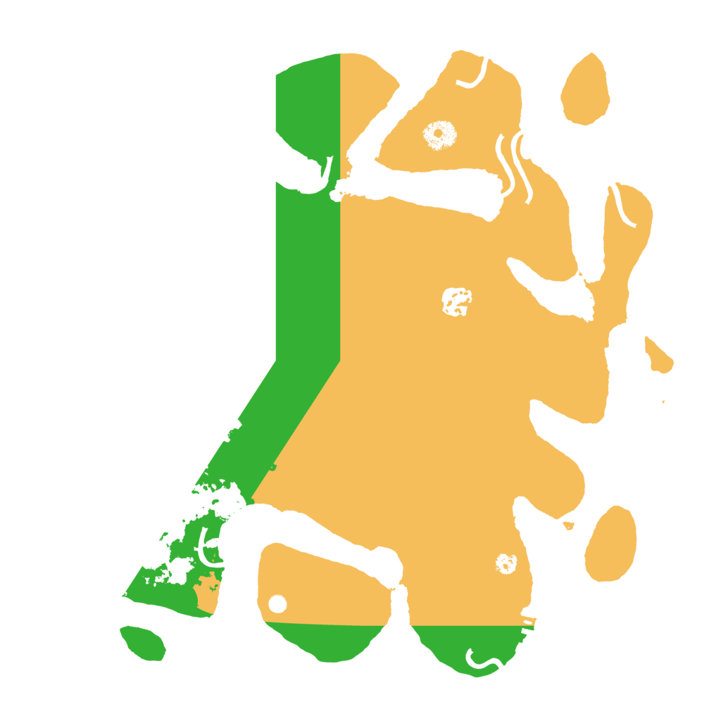 Biome Rust Map: Procedural Map, Size: 3500, Seed: 1234304034