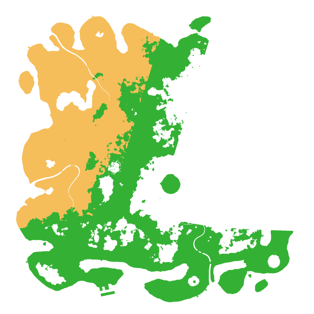 Biome Rust Map: Procedural Map, Size: 4500, Seed: 1191646738