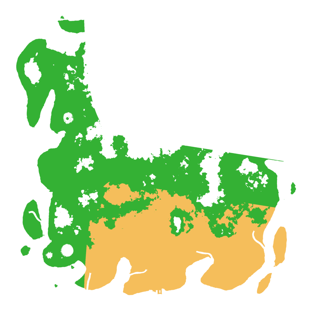 Biome Rust Map: Procedural Map, Size: 4500, Seed: 207778338