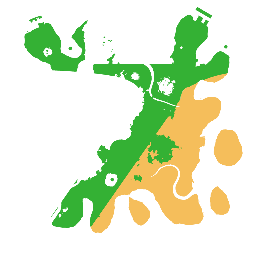 Biome Rust Map: Procedural Map, Size: 3000, Seed: 778015621