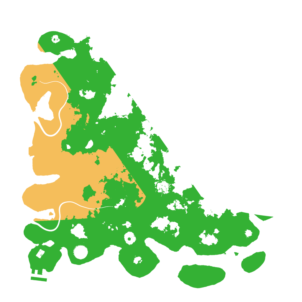 Biome Rust Map: Procedural Map, Size: 3800, Seed: 23124876
