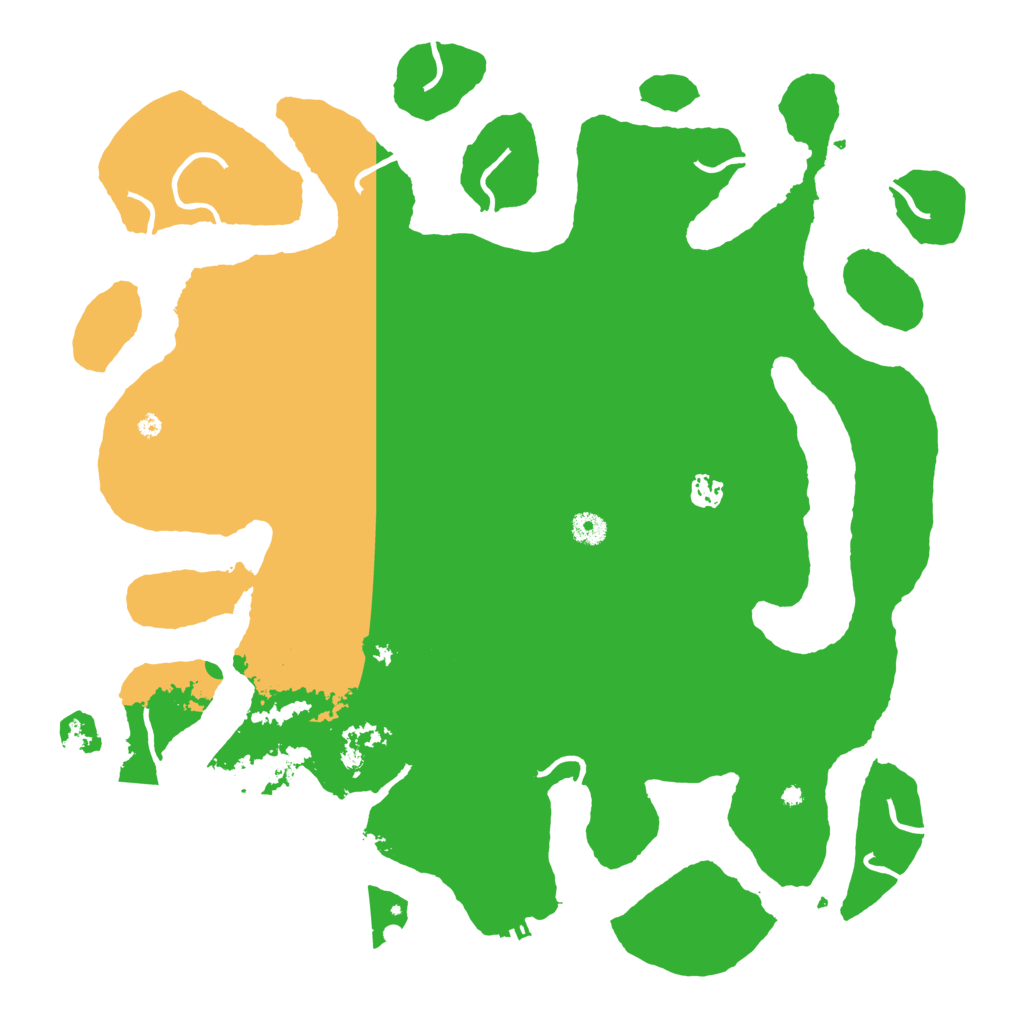 Biome Rust Map: Procedural Map, Size: 4500, Seed: 2021090248