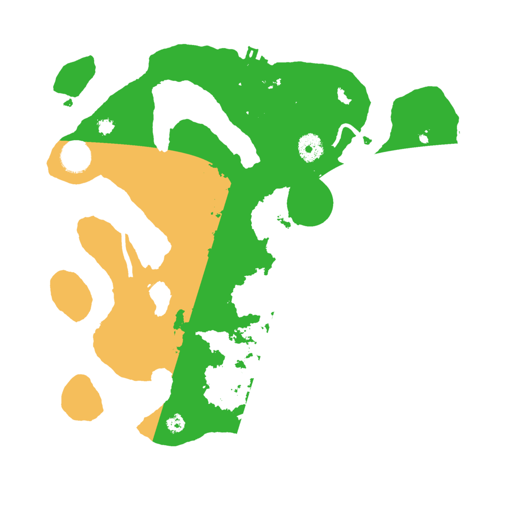 Biome Rust Map: Procedural Map, Size: 3000, Seed: 2424772