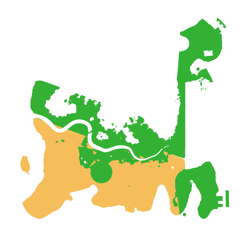 Biome Rust Map: Procedural Map, Size: 3000, Seed: 1507691514