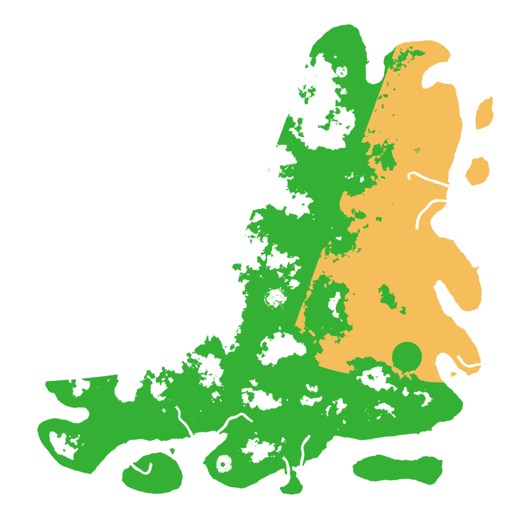 Biome Rust Map: Procedural Map, Size: 4650, Seed: 12