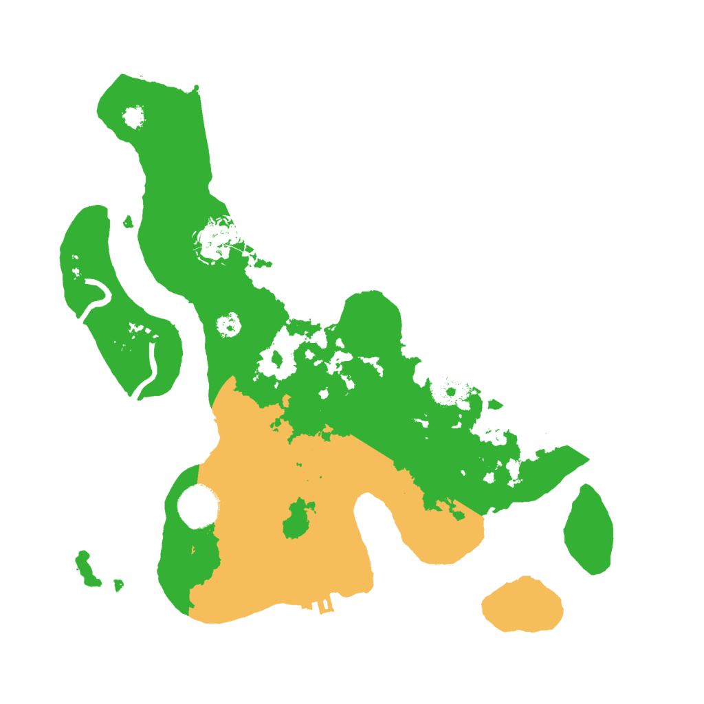 Biome Rust Map: Procedural Map, Size: 3000, Seed: 1552576375