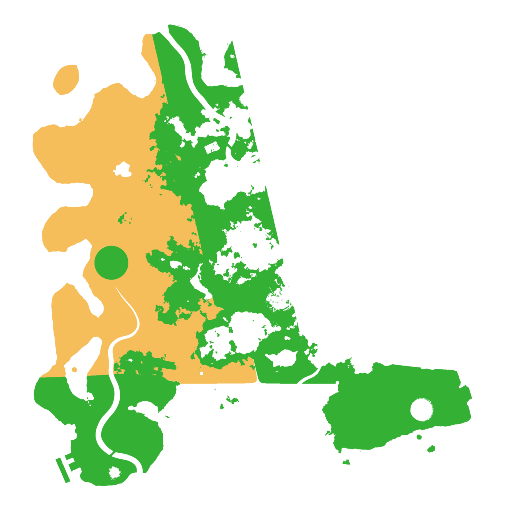 Biome Rust Map: Procedural Map, Size: 4000, Seed: 591517