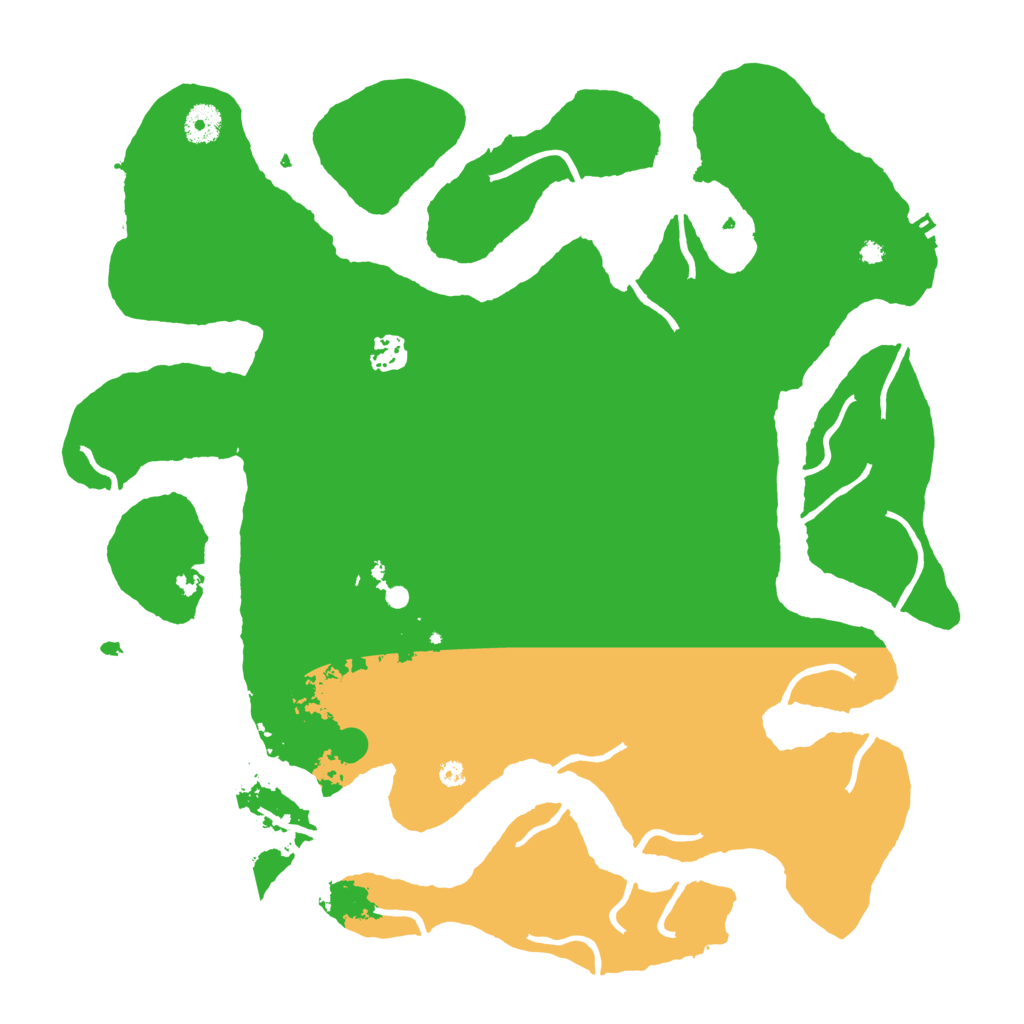 Biome Rust Map: Procedural Map, Size: 4000, Seed: 928581