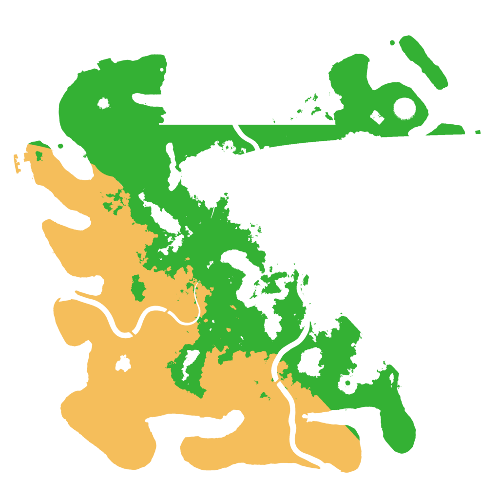 Biome Rust Map: Procedural Map, Size: 4000, Seed: 943245