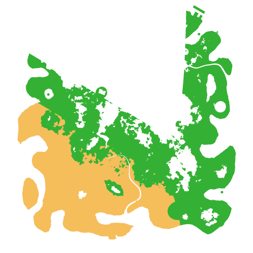 Biome Rust Map: Procedural Map, Size: 4000, Seed: 635064