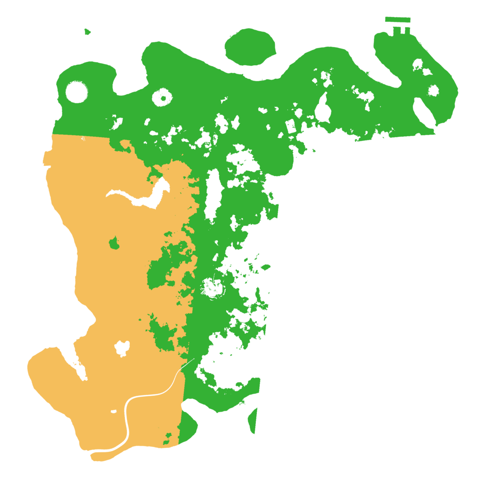 Biome Rust Map: Procedural Map, Size: 4000, Seed: 488856