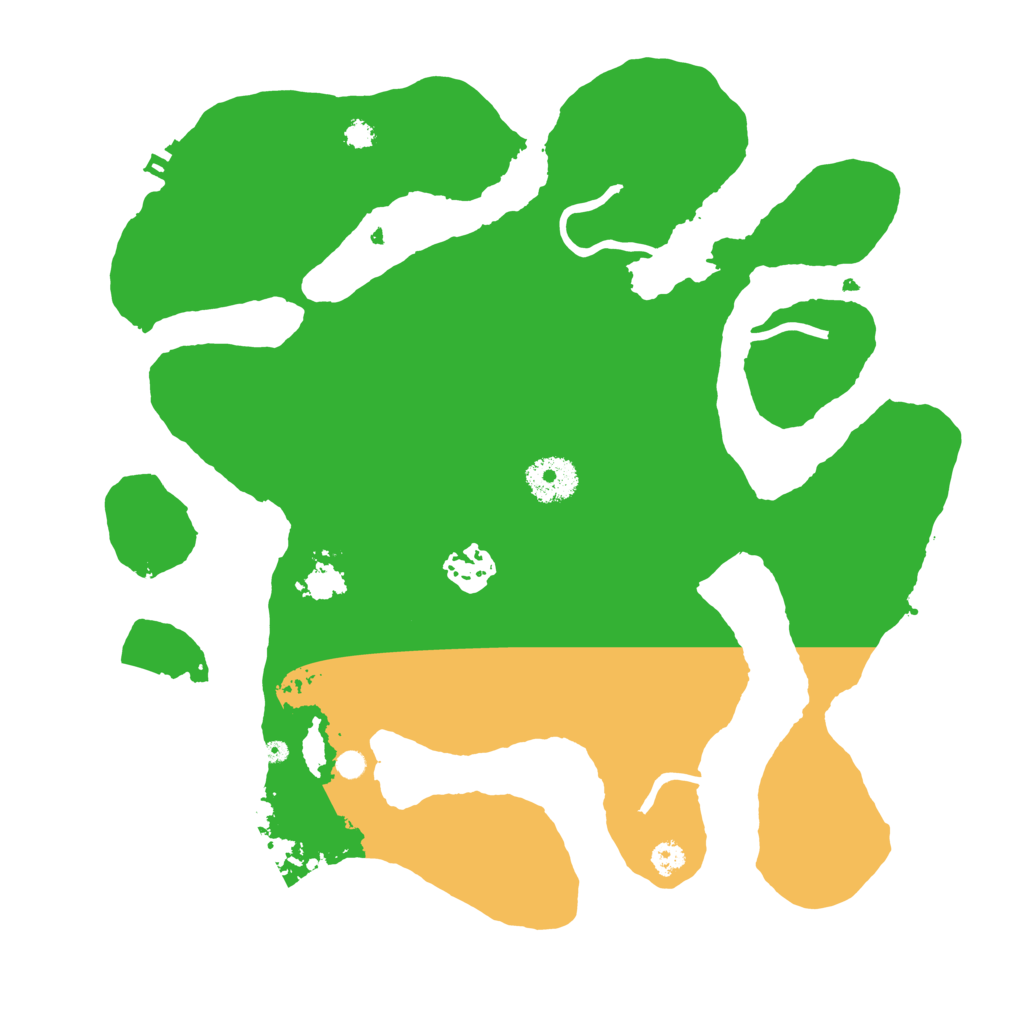 Biome Rust Map: Procedural Map, Size: 3200, Seed: 6389