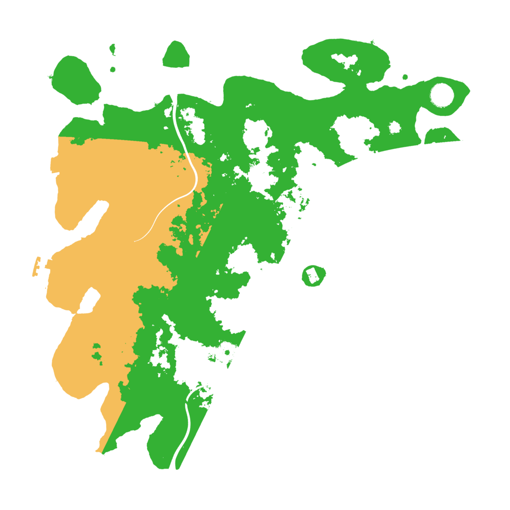 Biome Rust Map: Procedural Map, Size: 3800, Seed: 21709033