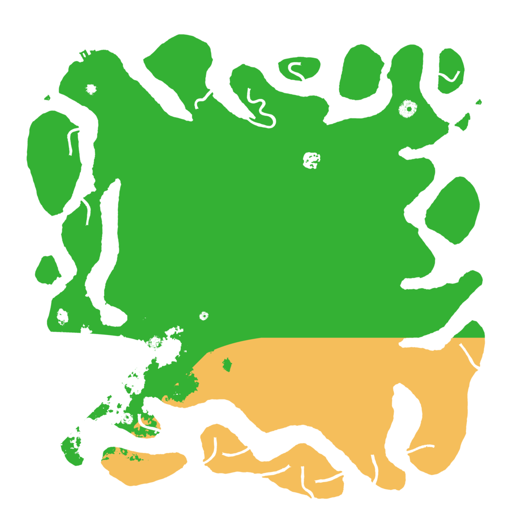 Biome Rust Map: Procedural Map, Size: 4500, Seed: 2021090223