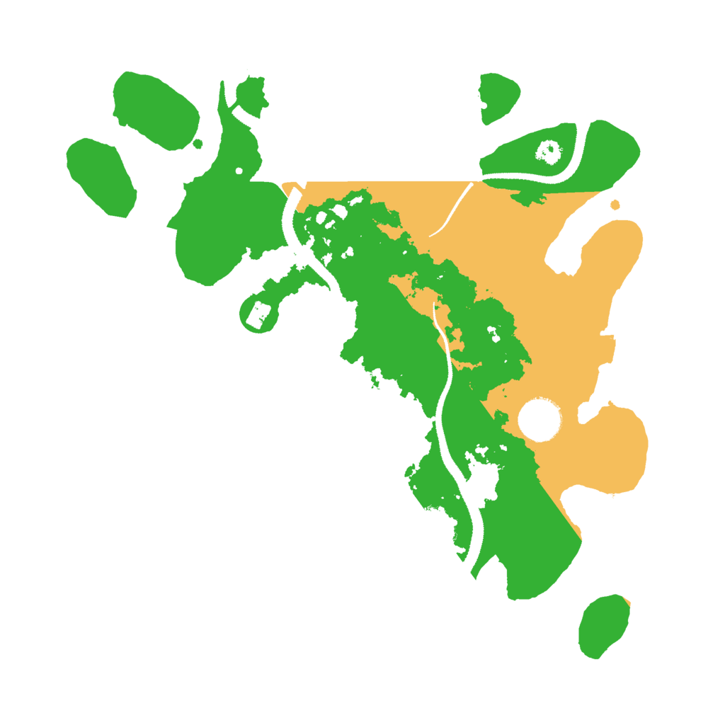 Biome Rust Map: Procedural Map, Size: 3000, Seed: 640042938