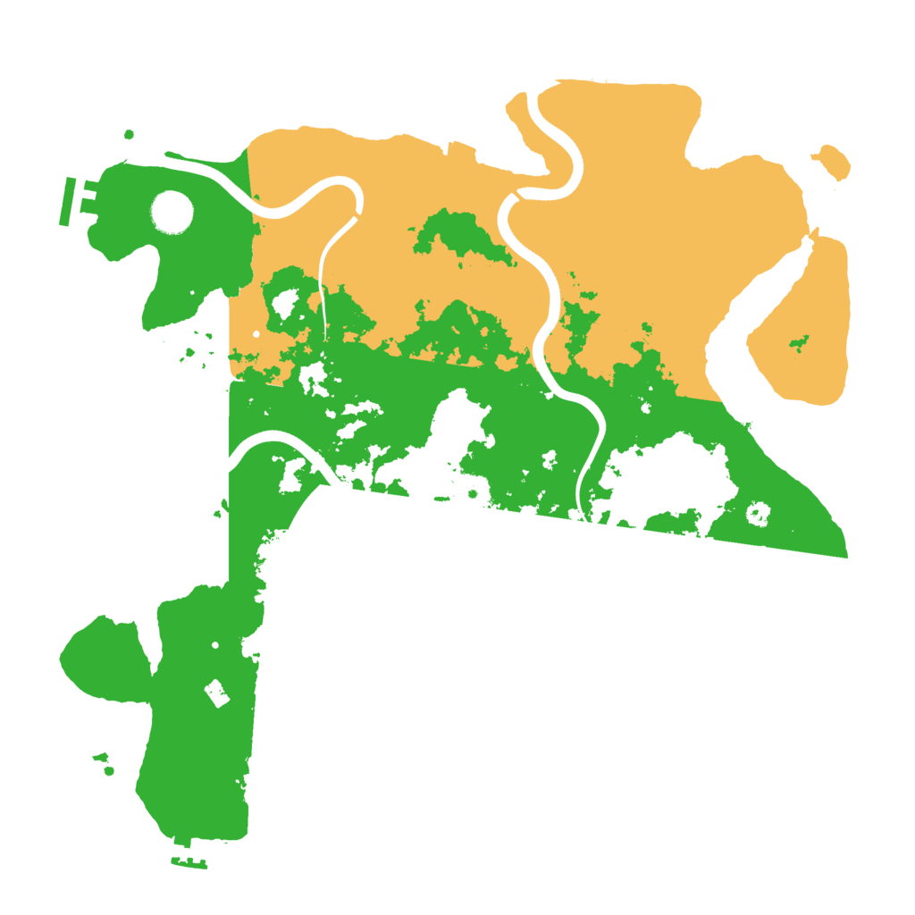 Biome Rust Map: Procedural Map, Size: 3800, Seed: 19435785