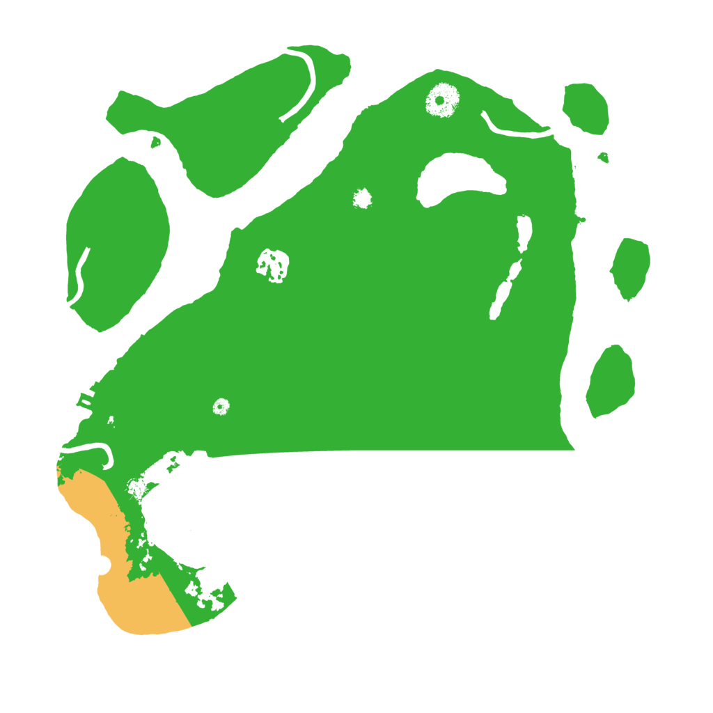 Biome Rust Map: Procedural Map, Size: 3200, Seed: 23225