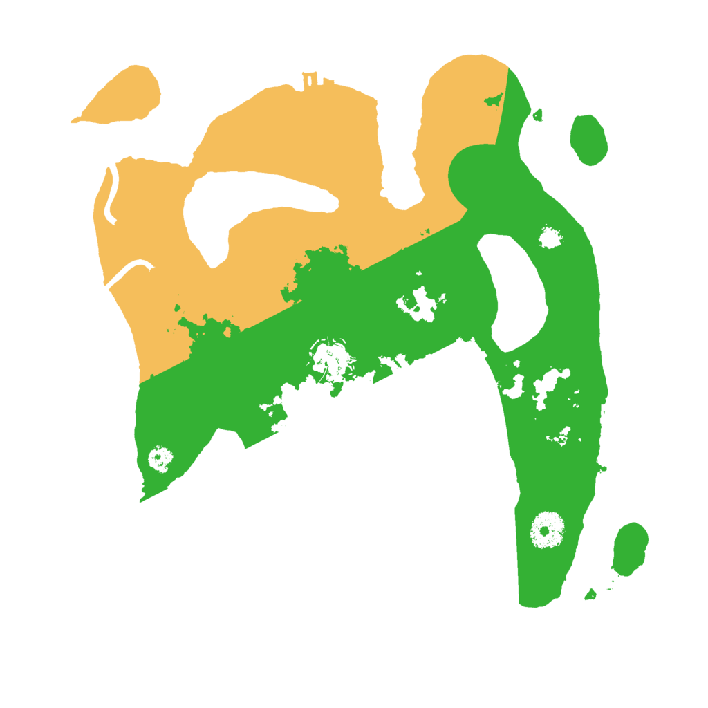 Biome Rust Map: Procedural Map, Size: 3000, Seed: 615684145