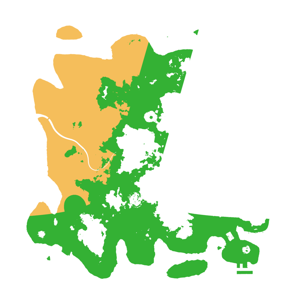 Biome Rust Map: Procedural Map, Size: 3800, Seed: 217090338