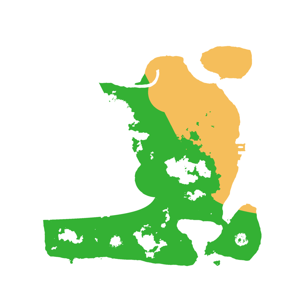 Biome Rust Map: Procedural Map, Size: 2400, Seed: 56756756