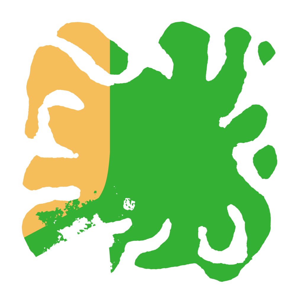 Biome Rust Map: Barren, Size: 3700, Seed: 1562779537